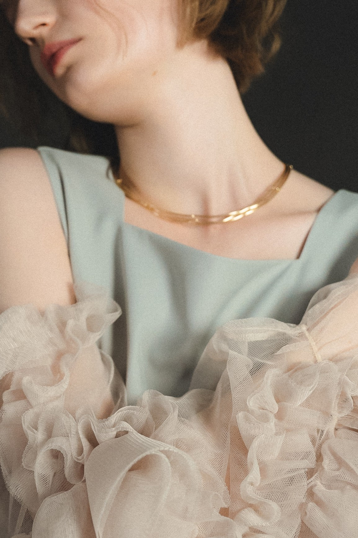 975 Twiggy metal necklace